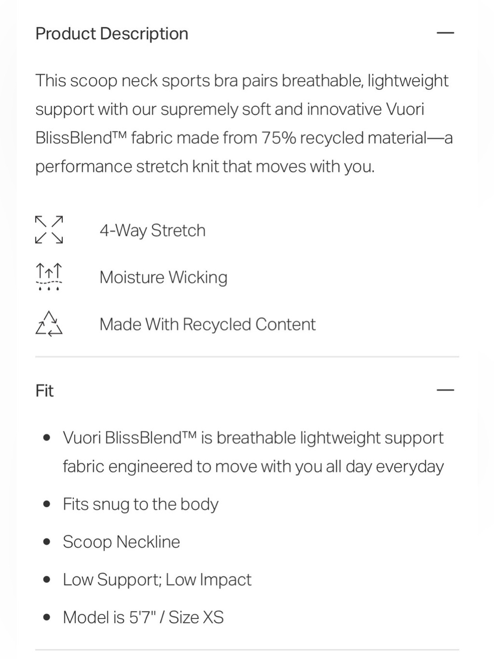 Vuori AllTheFeels™ Bra in black - Picture 4 of 8